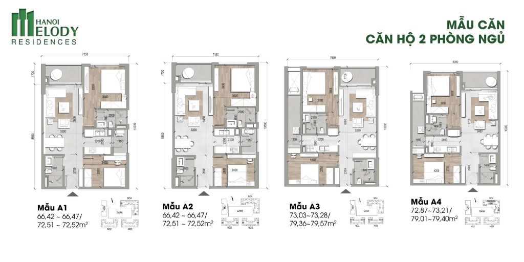 Chung cư Hà Nội Melody Residences Linh Đàm – Sự lựa chọn hoàn hảo cho không gian sống hiện đại căn hộ 2 phòng ngủ ha noi melody resodences