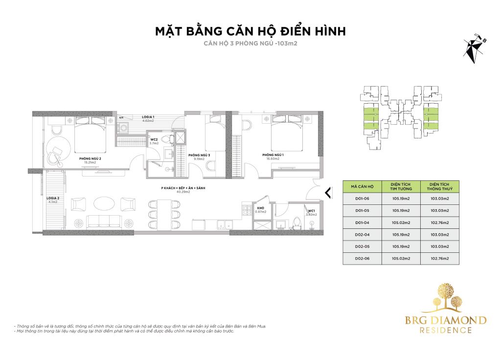 BRG Lê Văn Lương – Biểu Tượng Mới Của Cuộc Sống Đẳng Cấp Tại Hà Nội MB CAN HO 3PN 103m2