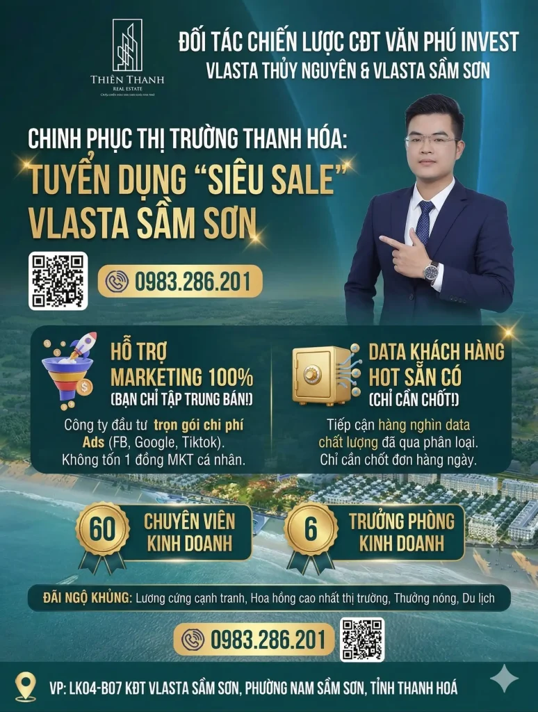 tuyển dụng nhân sự địa ốc thiên thanh
